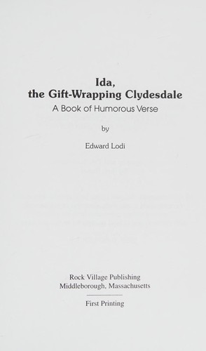 Cover of Ida, the gift-wrapping clydesdale