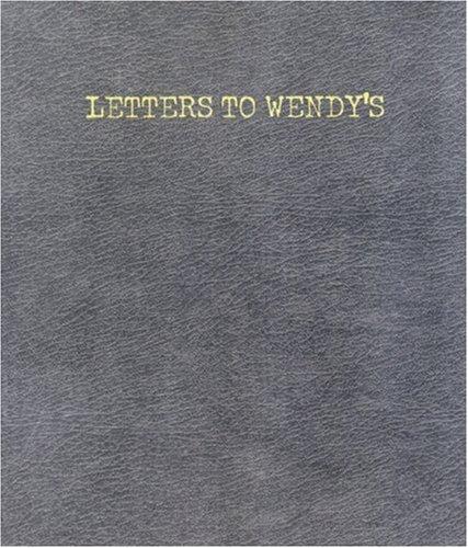 Cover of Letters to Wendy's
