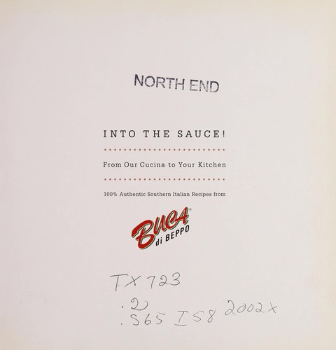 Cover of Into the sauce!