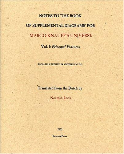 Cover of Notes to "The Books of Supplemental Diagrams" for Marco Knauff's Universe