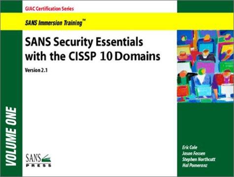 Cover of SANS Security Essentials with CISSP Cbk