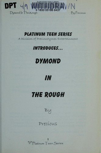 Cover of Dymond in the rough