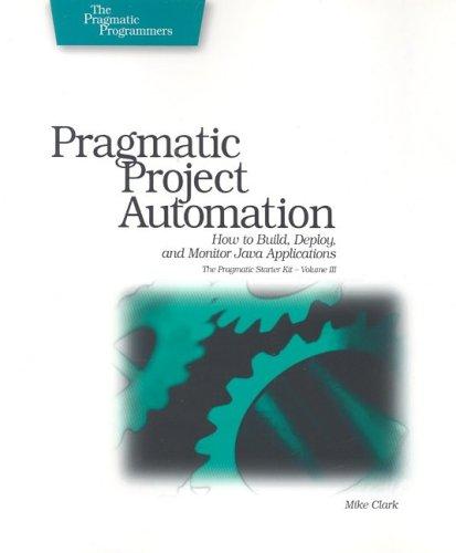 Cover of Pragmatic project automation