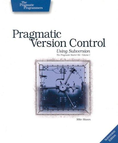 Cover of Pragmatic version control using subversion