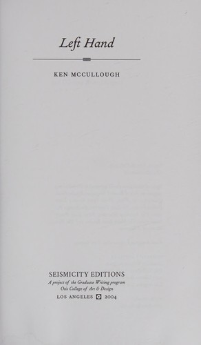 Cover of Left Hand