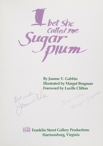 Cover of I Bet She Called Me Sugar Plum