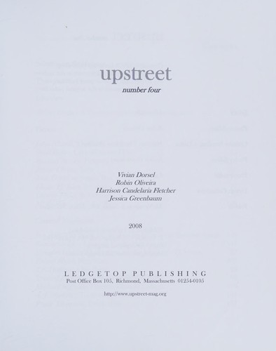 Cover of upstreet number four