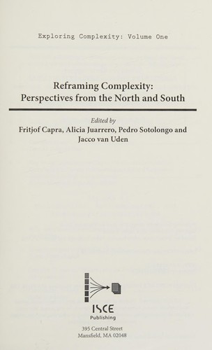 Cover of Reframing complexity