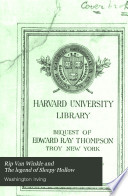 Cover of The Legend of Sleepy Hollow and Rip Van Winkle