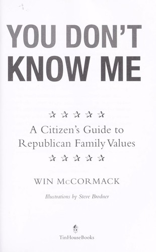 Cover of You don't know me