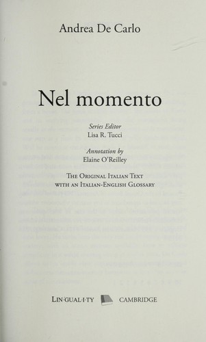 Cover of Nel momento