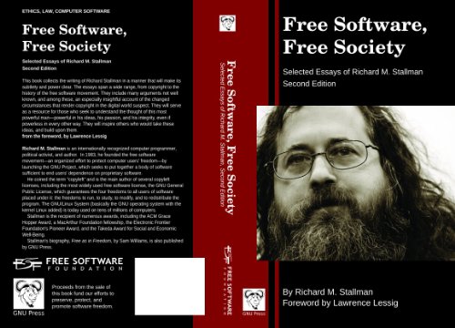 Cover of Free Software, Free Society: Selected Essays of Richard M. Stallman