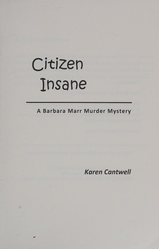 Cover of Citizen Insane