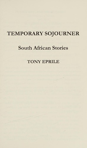 Cover of Temporary sojourner