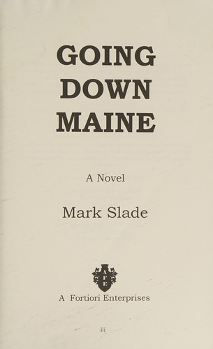 Cover of Going Down Maine