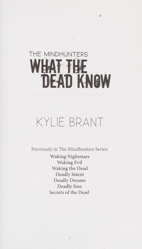Cover of What the dead know