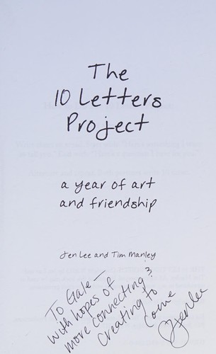 Cover of The 10 letters project