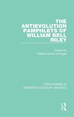 Cover of Antievolution Pamphlets of William Bell Riley