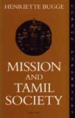 Cover of Mission and Tamil society