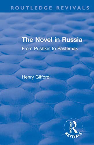 Cover of The novel in Russia