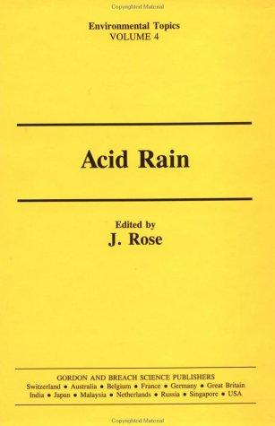 Cover of Acid Rain