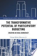 Cover of The Transformative Potential of Participatory Budgeting