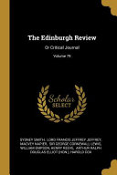 Cover of The Edinburgh Review: Or Critical Journal;