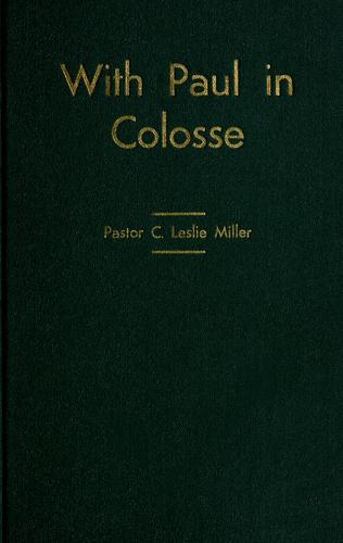 Cover of With Paul in Colosse