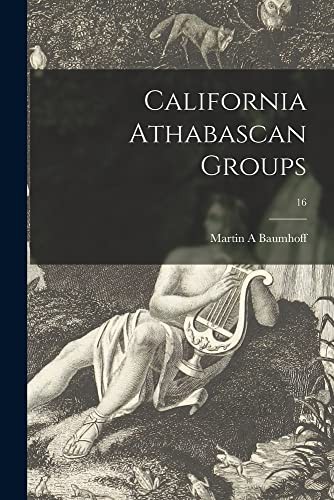 Cover of California Athabascan Groups; 16