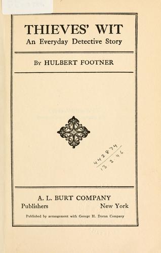 Cover of Thieves' wit