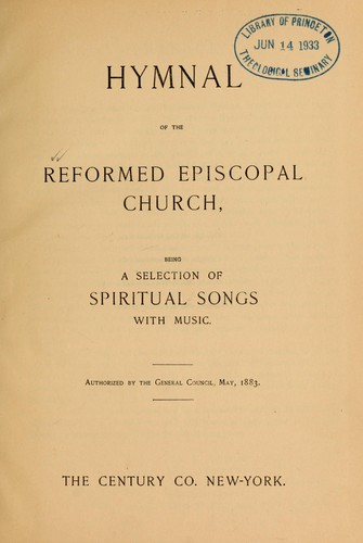 Cover of Hymnal of the Reformed Episcopal Church