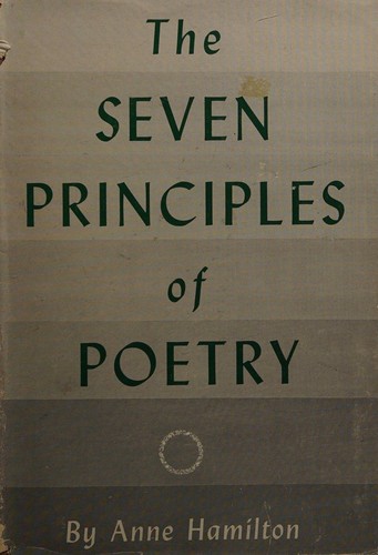 Cover of Seven Principles of Poetry
