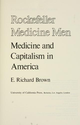 Cover of Rockefeller medicine men