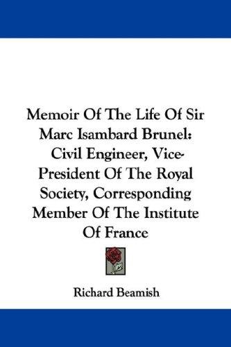Cover of Memoir of the life of Sir Marc Isambard Brunel