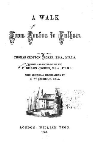 Cover of A walk from London to Fulham