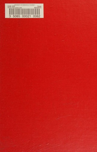 Cover of Forty-Five Years under the Flag