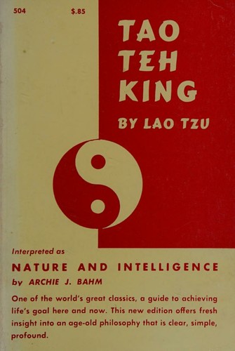 Cover of Tao teh king
