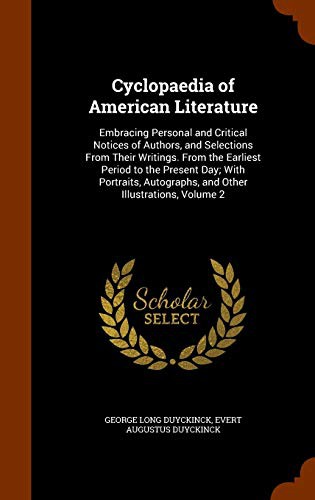 Cover of Cyclopaedia of American Literature
