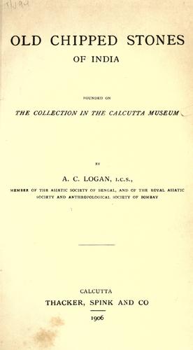 Cover of Old chipped stones of India