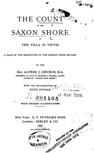 Cover of The count of the Saxon shore