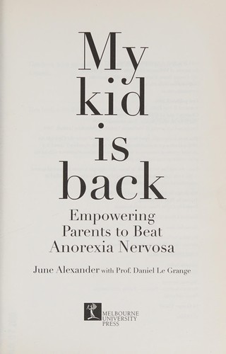 Cover of My Kid Is Back