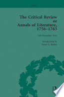 Cover of The Critical Review or Annals of Literature, 1756-1763 Vol 16