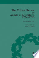 Cover of The Critical Review or Annals of Literature, 1756-1763 Vol 4