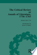 Cover of The Critical Review or Annals of Literature, 1756-1763 Vol 5