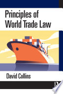 Cover of Principles of World Trade Law
