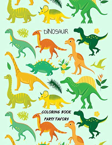 Cover of Dinosaur Coloring Book Party Favors