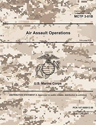 Cover of Marine Corps Tactical Publication MCTP 3-01B Air Assault Operations February 2019
