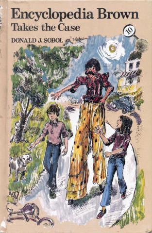 Cover of Encyclopedia Brown Takes the Case