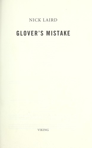 Cover of Glover's Mistake