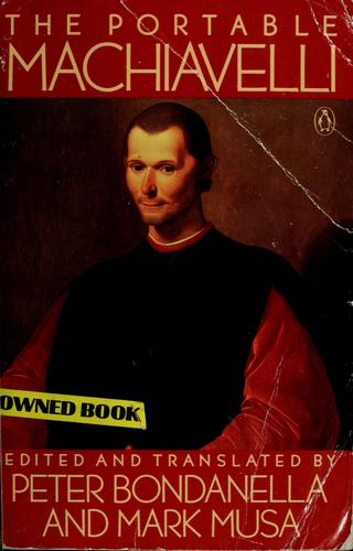 Cover of The Portable Machiavelli